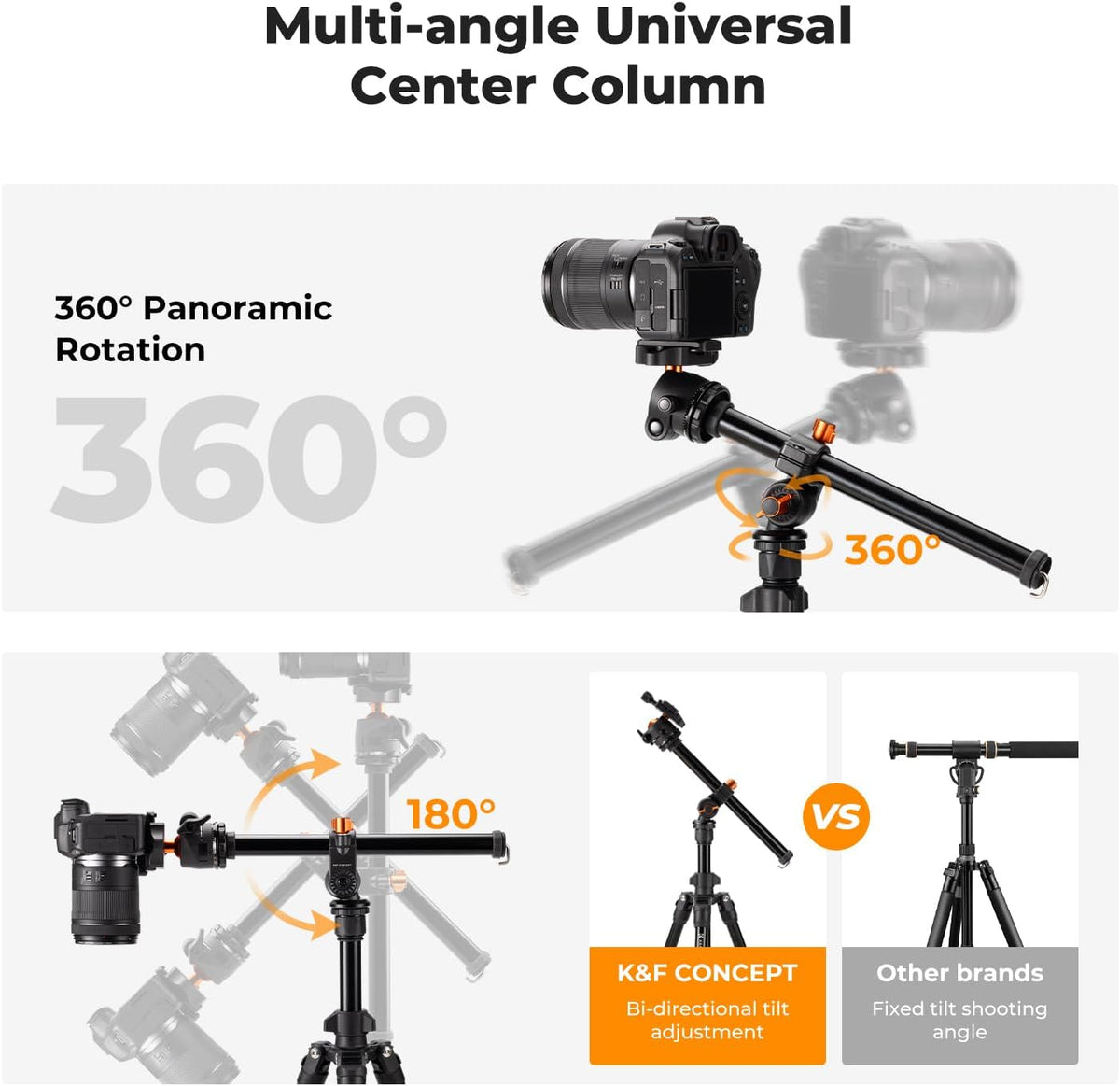 K&F Concept 76 in Overhead Camera Tripod