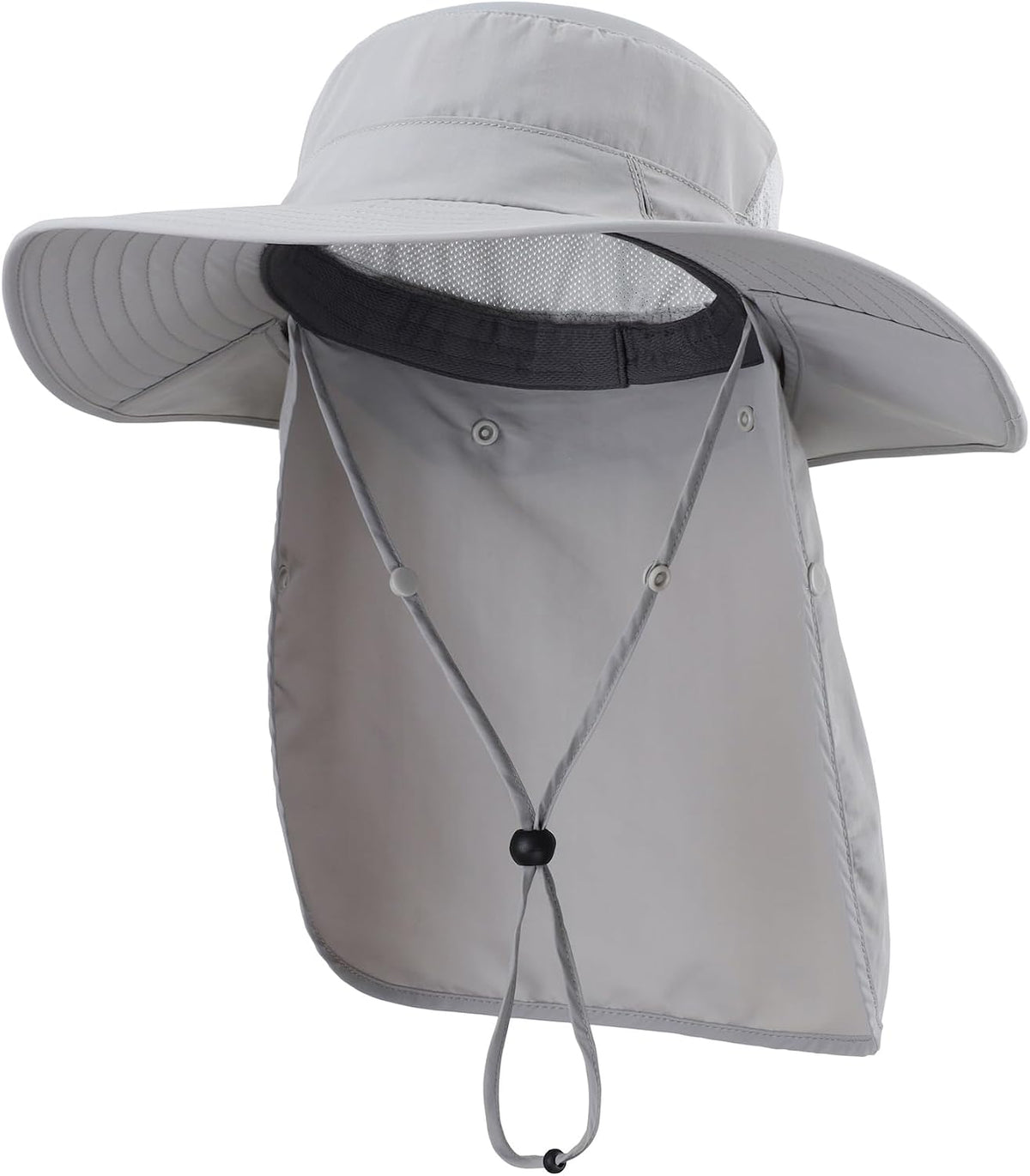 Home Prefer UPF 50+ Wide Brim Sun Hats with Neck Flap Sun Protection Hat for Men Women Gardening Fishing Summer Bucket Hat