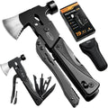 RoverTac 19-in-1 Multi-Tool Axe with Knife, Hammer, Saw, Screwdrivers, Bottle Opener, Nylon Sheath, Camping Tool Survival Gear, Gifts for Men, Dad Gifts, Husband Christmas Stocking Stuffers