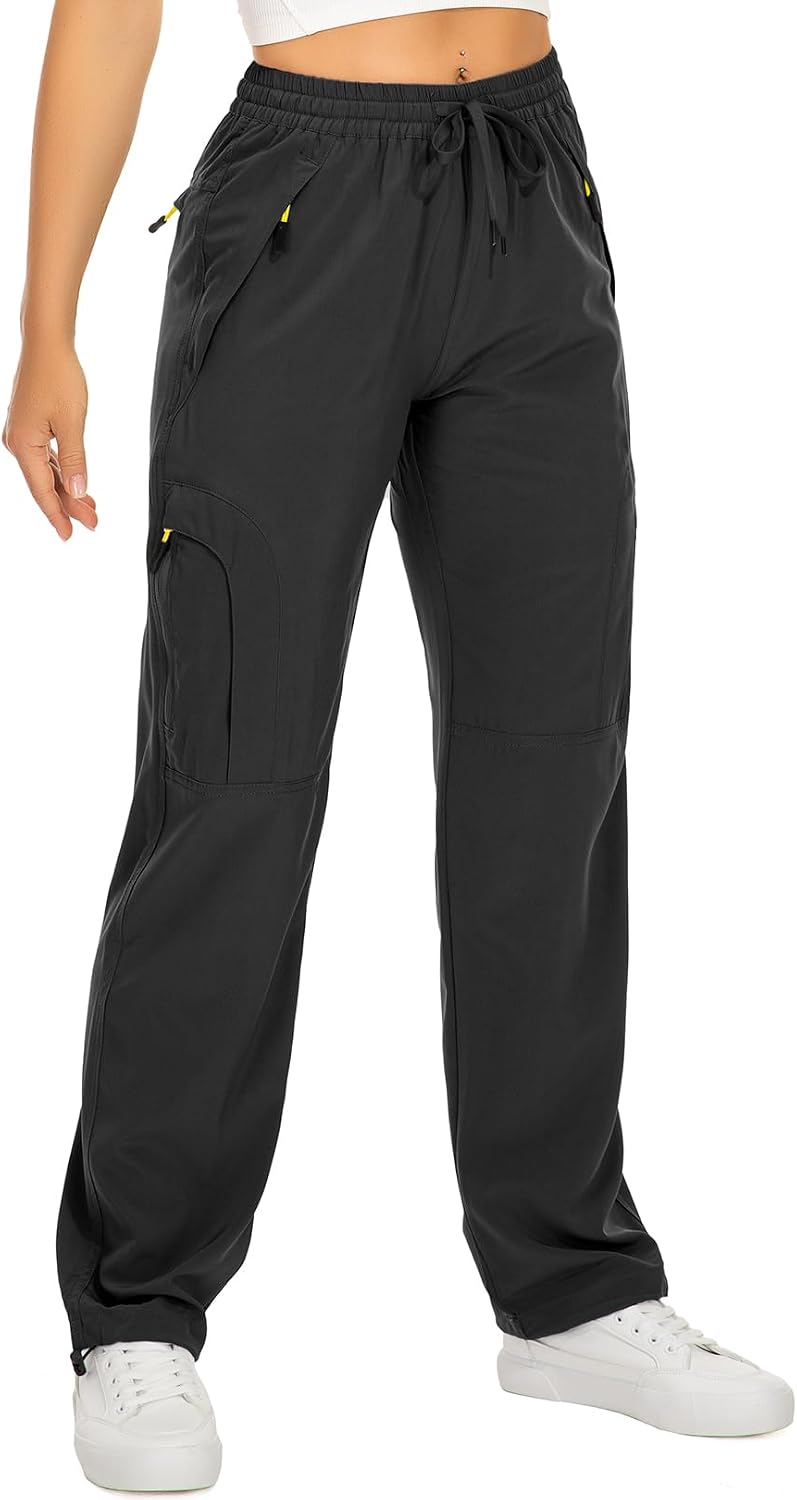Toomett Women‘s Hiking Cargo Pants UPF 50 Quick Dry with Zipper Pockets