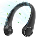 Gaiatop Portable Neck Fan Rechargeable, Hands-Free Cooling, 23.5hrs Runtime | Battery Powered Personal Wearable Fan, Summer Outdoor Travel Essentials, Birthday Gifts for Women Men Teens, Black