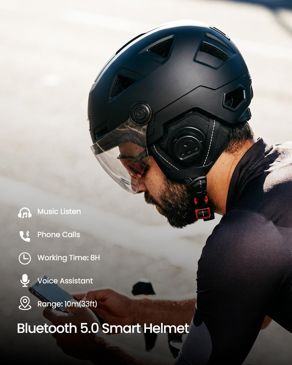 ILM Adult Bike Helmet Road Cycling Electric Bicycle Escooter Ebike E3-12LS