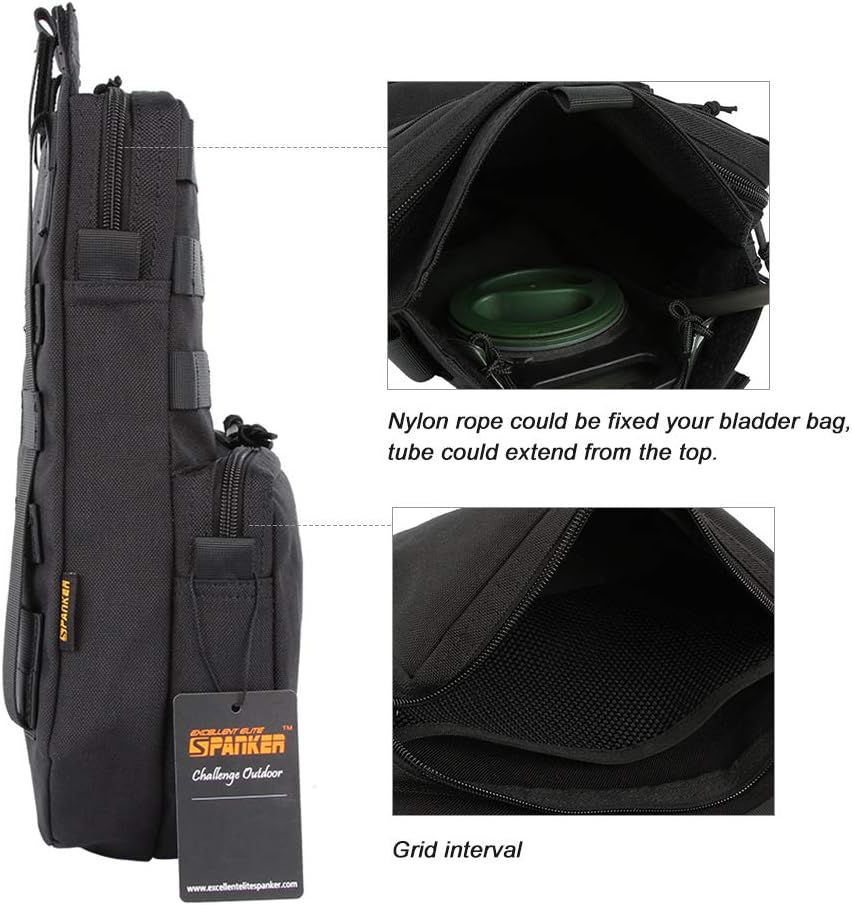 EXCELLENT ELITE SPANKER Tactical MOLLE Hydration Pack for 3L Water Bladder