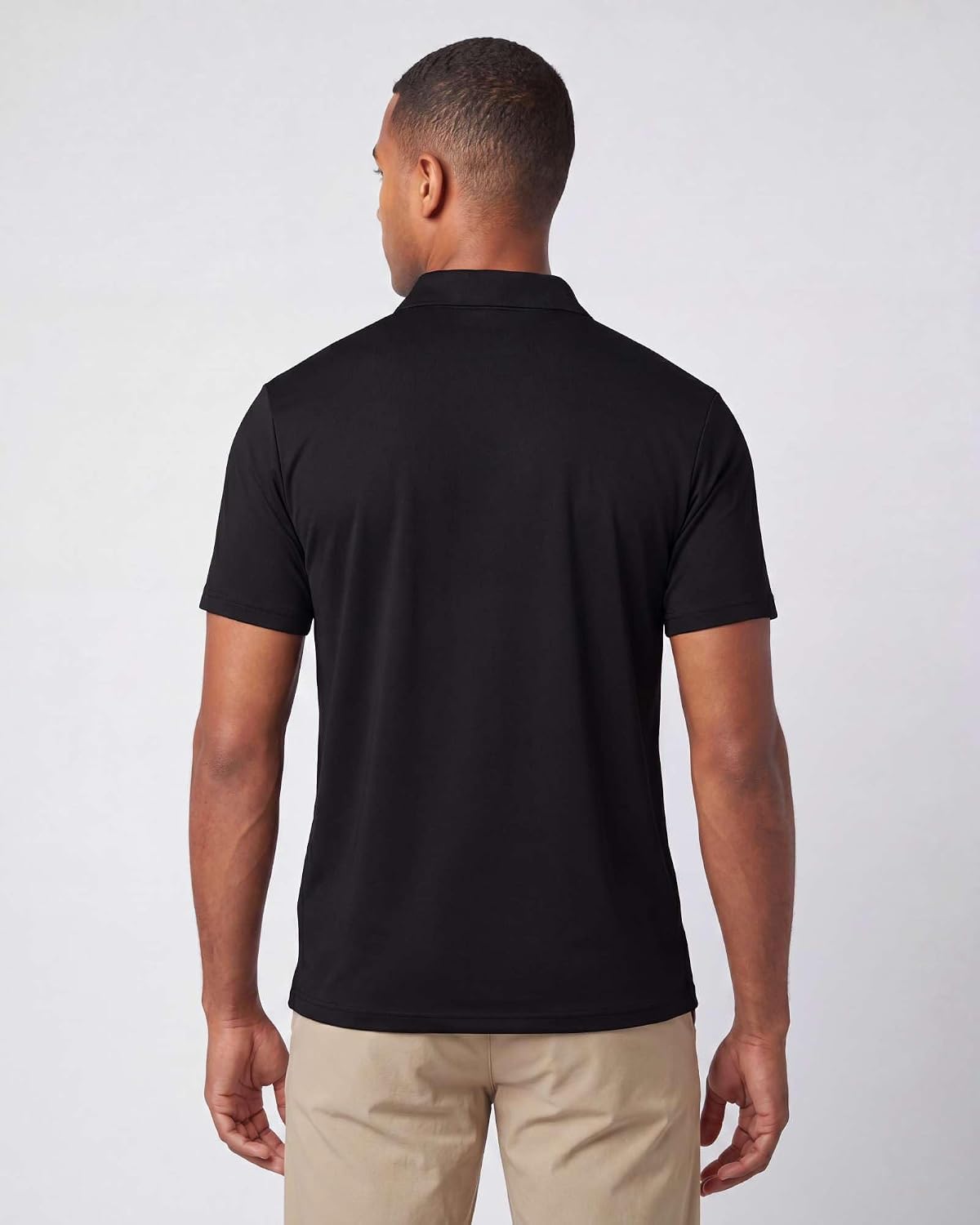 3 Pack Men's Short Sleeve Golf Polo Collared Athletic Tennis Shirt Casual