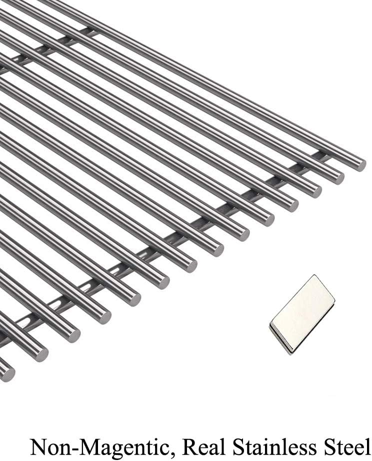 SF7241(4-Pack) 17 5/8" Stainless Steel Cooking Grid Grates Replacement for Kenmore 148.16656010, 148.23682310, 640-05057386-4, 90118. Master Forge SH3118B BG179A, BG179C Gas Grill