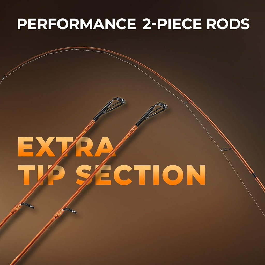 KastKing Lethal Blaze Twin-Tip Fishing Rod and Reel Combo