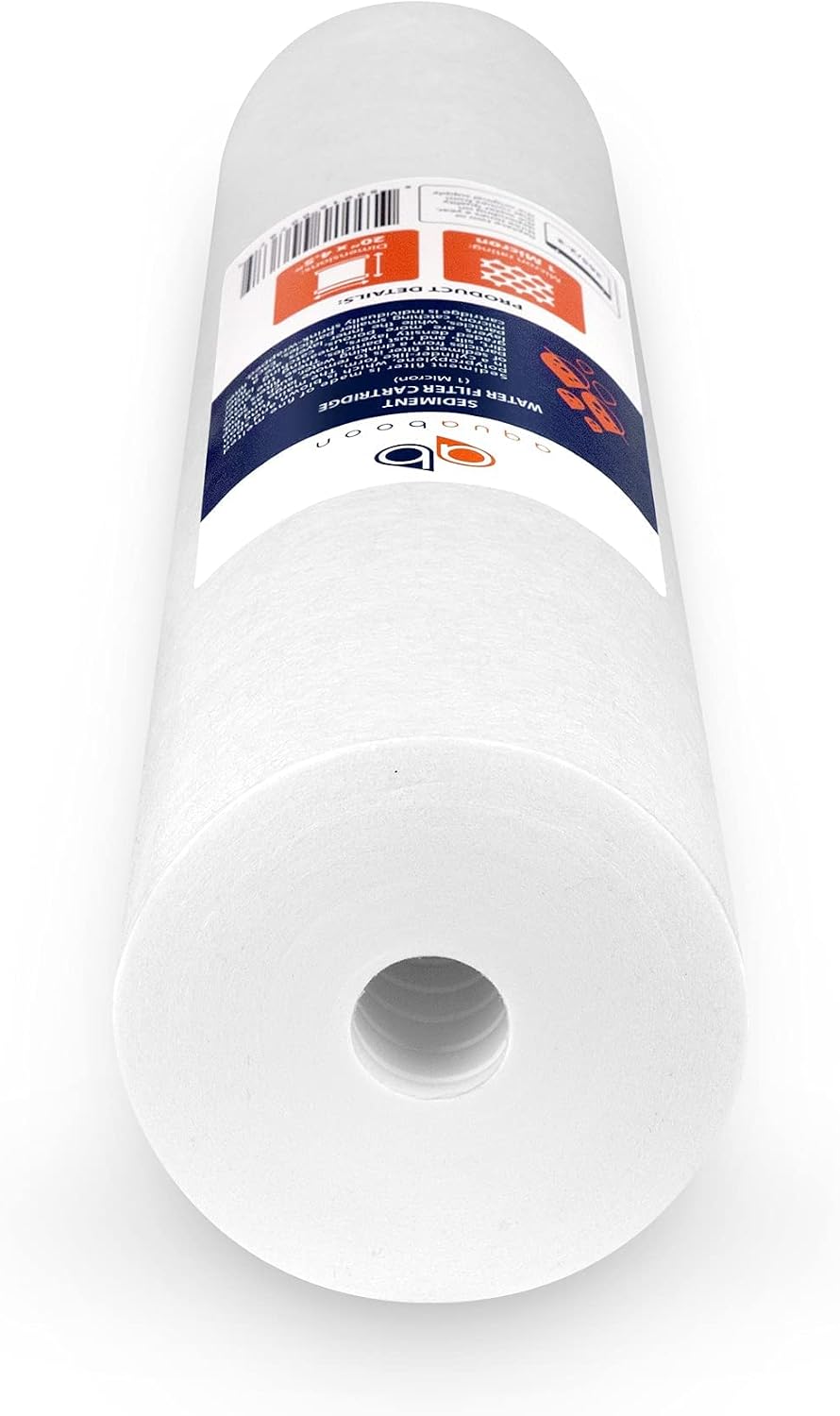 Aquaboon 1 Micron 20 x 4.5 Sediment Water Filter Replacement Cartridge | Whole House Sediment Filtration | Compatible with AP810-2, SDC-45-2005, FPMB5-20, P5-20, FP25B, 155358-43, 4 Pack