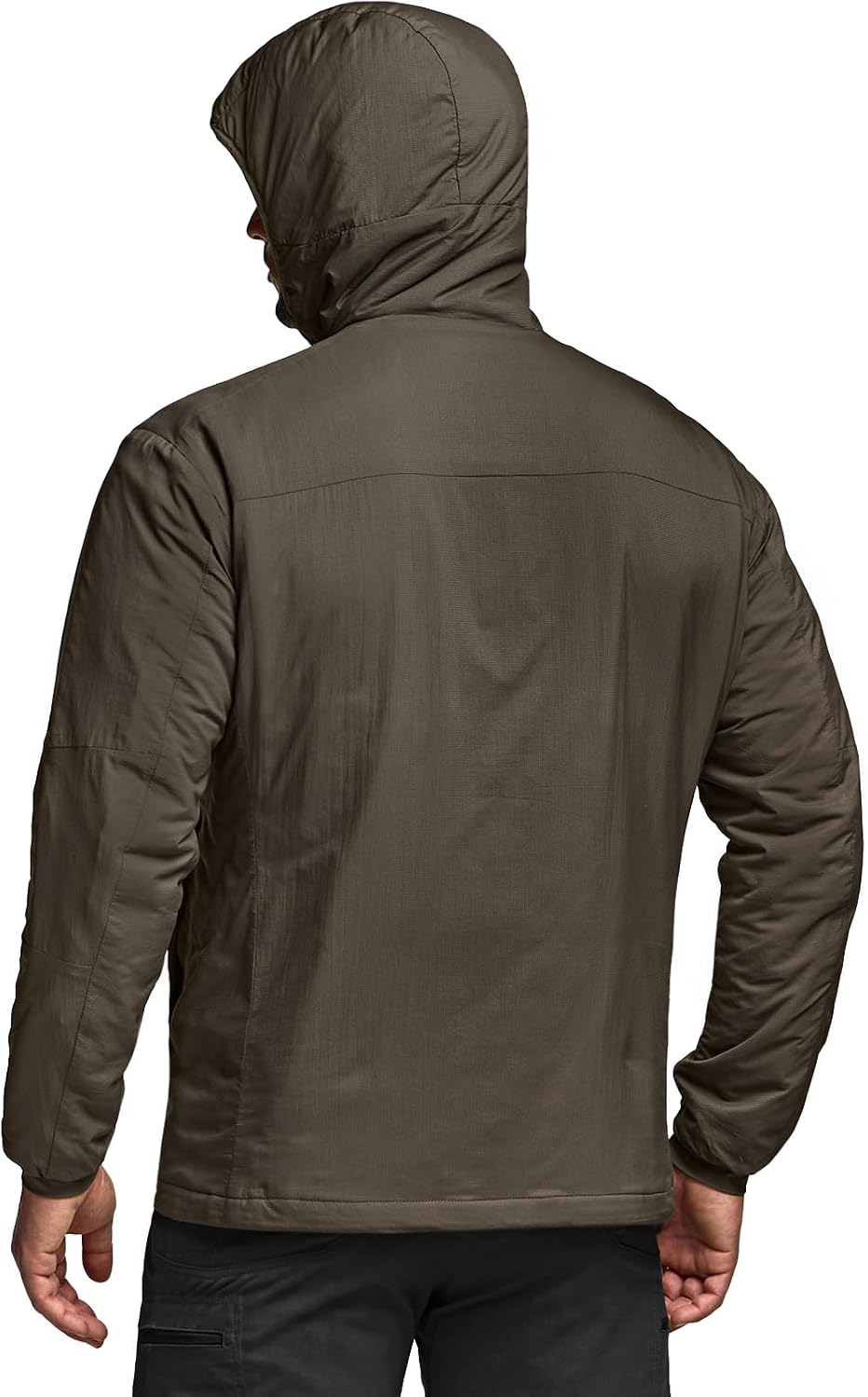 CQR Men's Lightweight Warm Insulated Jacket, Windproof Water Resistant Winter Active Coat for Hiking Work Outdoor Tactical