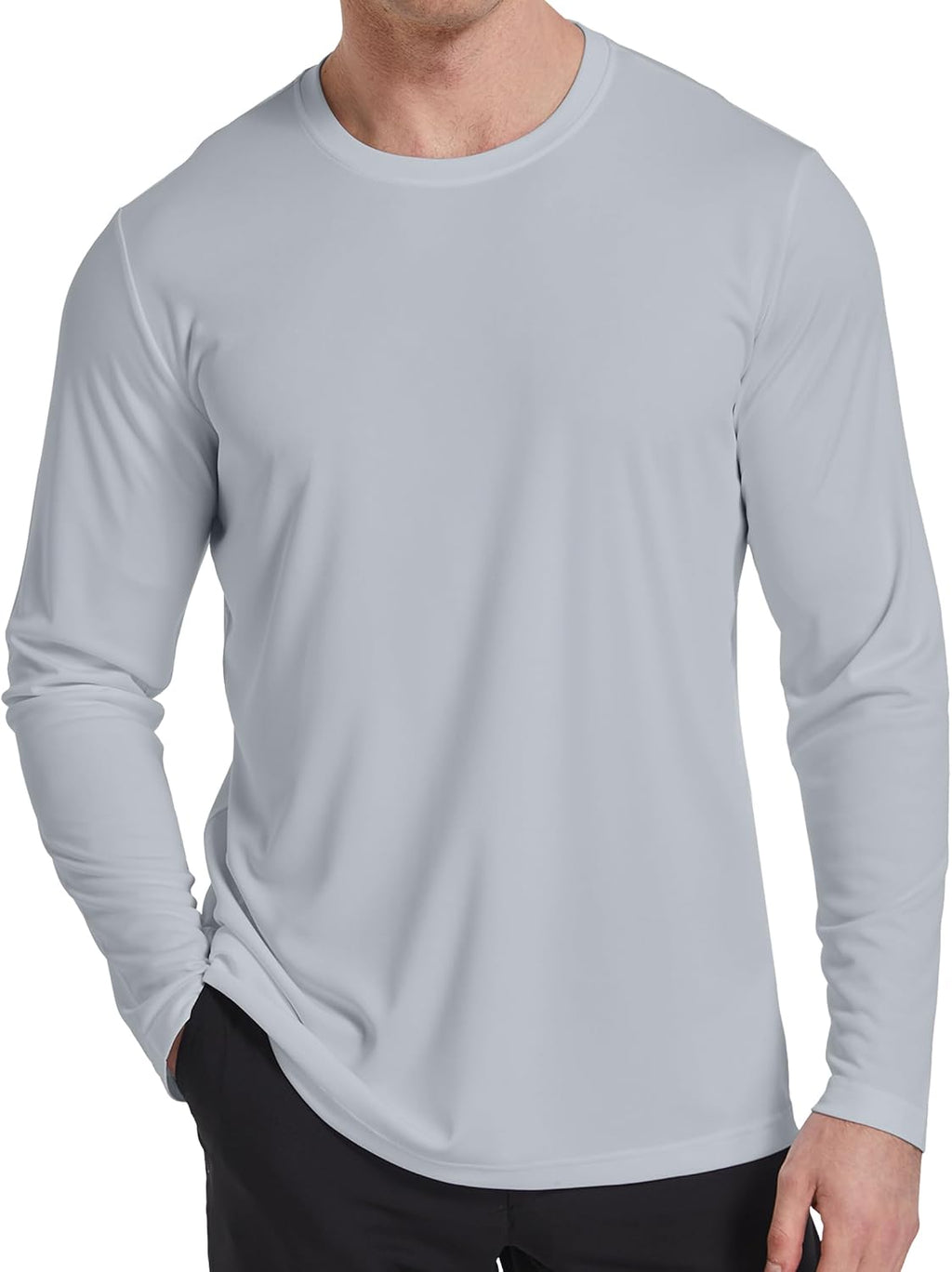 OYGSieg 6/7 Pack Men's Quick Dry Long Sleeve UPF50+ Sun Shirts