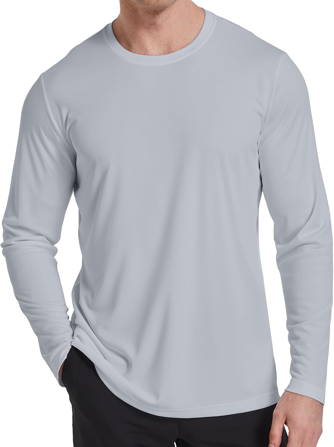 OYGSieg 6/7 Pack Men's Quick Dry Long Sleeve UPF50+ Sun Shirts