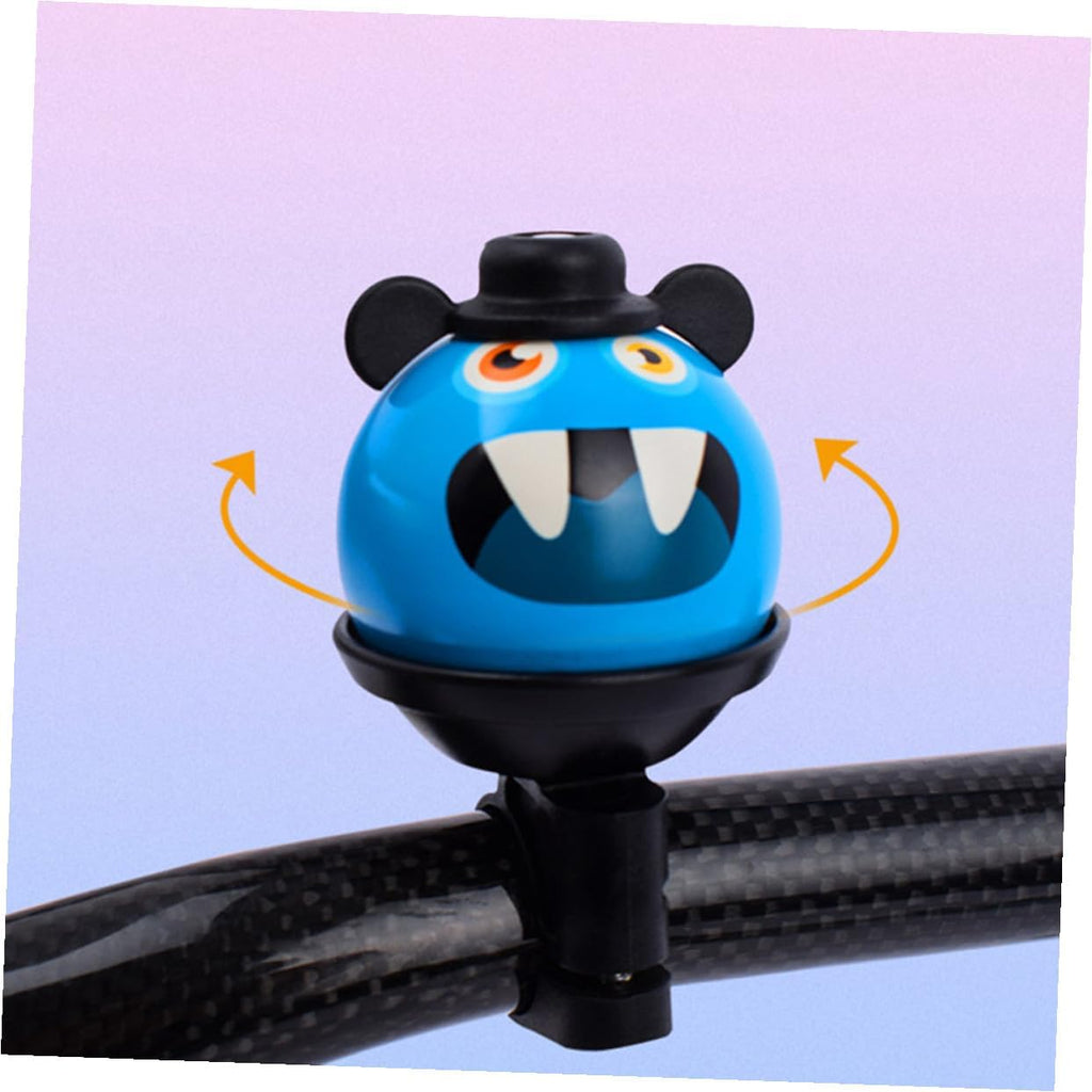 Cute Cartoon Bike Bell Cycling Horn Easy Install for Bikes Scooters Strollers Blue