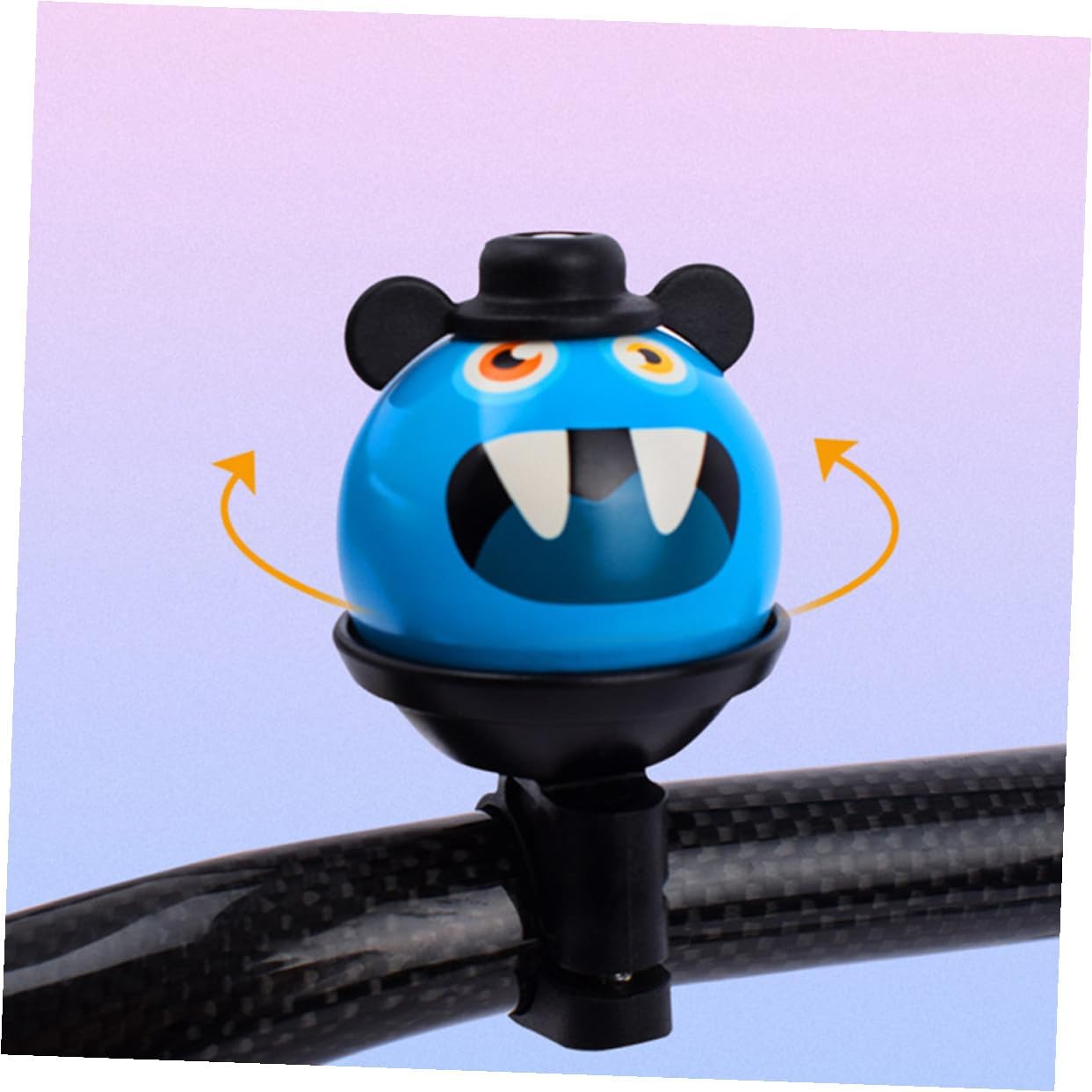 Cute Cartoon Bike Bell Cycling Horn Easy Install for Bikes Scooters Strollers Blue
