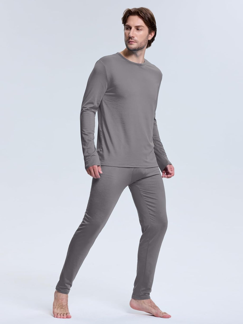 Thermal Underwear for Men Fleece Lined Long Johns for Mens Winter
