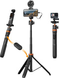 K&F CONCEPT 62'' Phone Selfie Stick Tripod