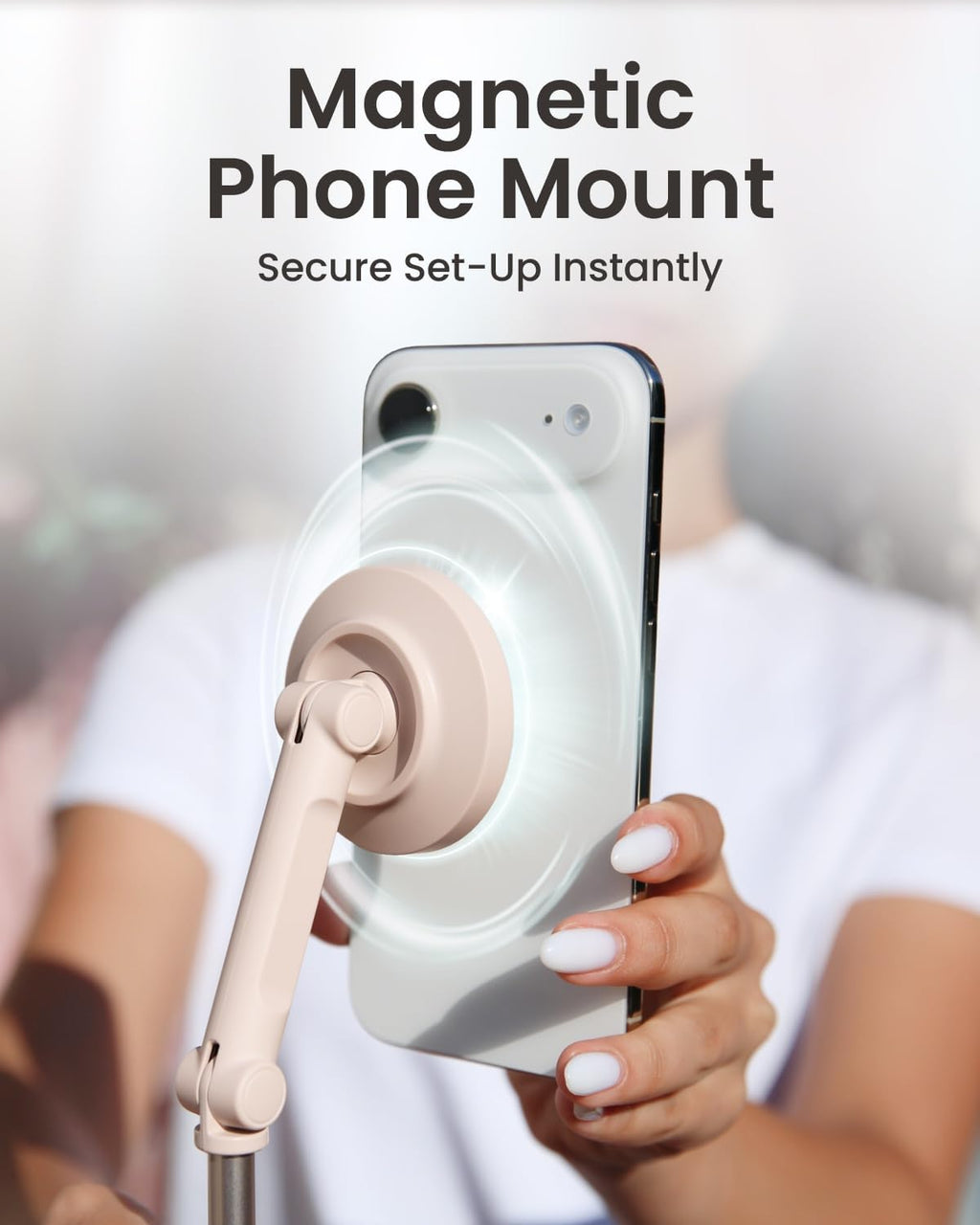 KraftGeek Magnetic Phone Tripod for iPhone, JustTap Tripod for MagSafe