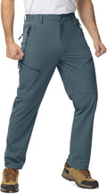 TBMPOY Mens Hiking Pants Lightweight Water Resistant Travel Outdoor Fishing