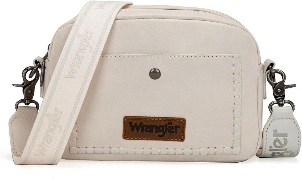 Wrangler Crossbody Purses for Women Trendy Camera Bag with Wide Strap