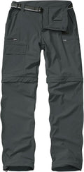 Mens Hiking Pants Cargo Safari Pants for Men Zip Off Outdoor Convertible
