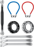 Pawfly Bike Spoke Wrench Tool Kit with Tire Levers, Rim Truing Repair Set