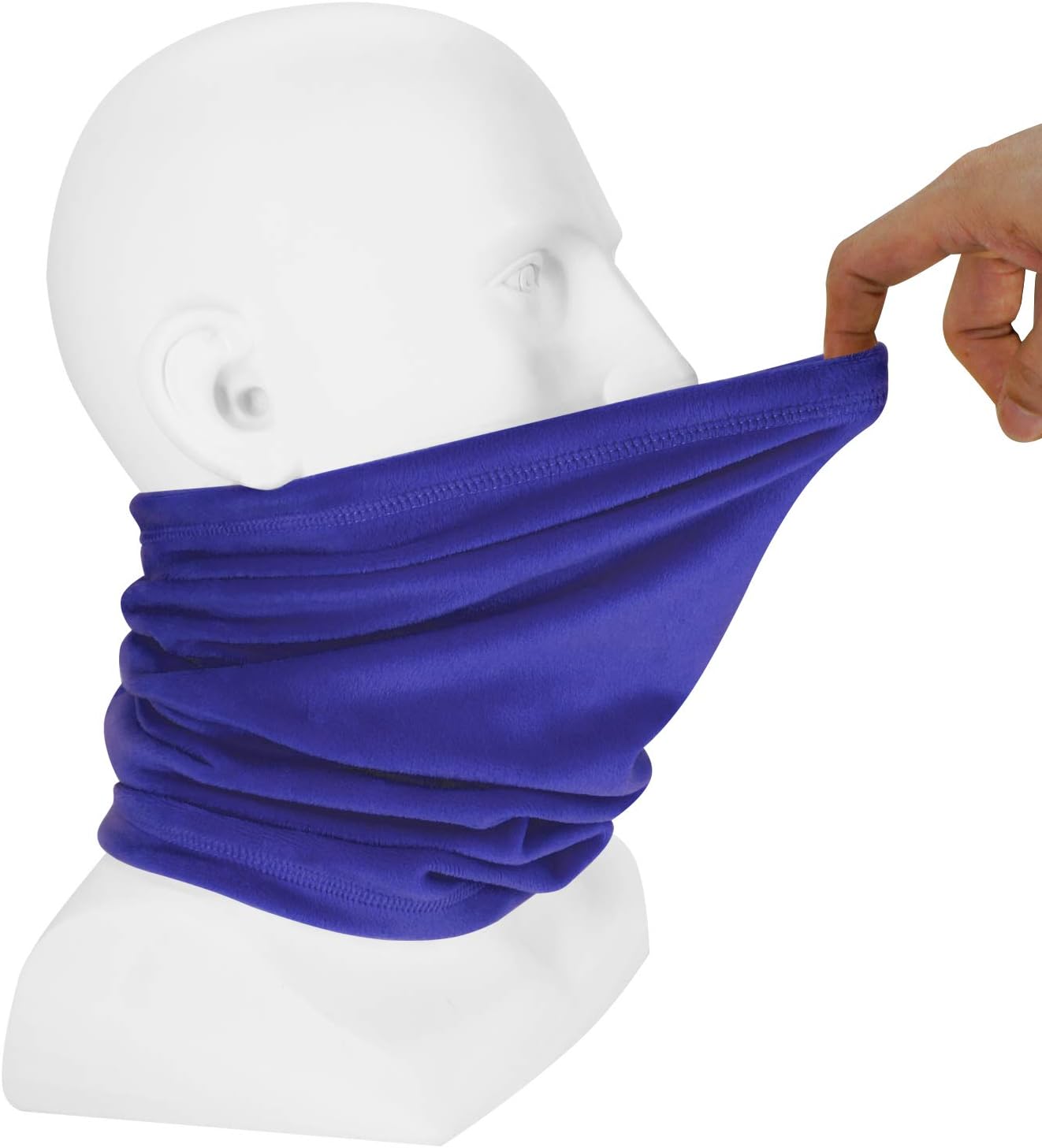 Fleece Neck Warmer Windproof Winter Neck Gaiter for Men Women