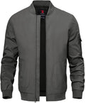 TBMPOY Men's Lightweight Jackets Casual Dress Golf Bomber Windbreaker Fall