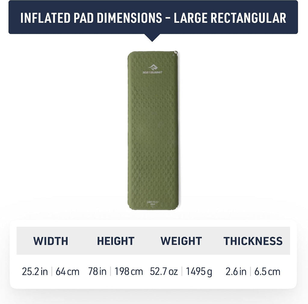 Sea to Summit Camp Plus SI Sleeping Mat, Rectangular/Large
