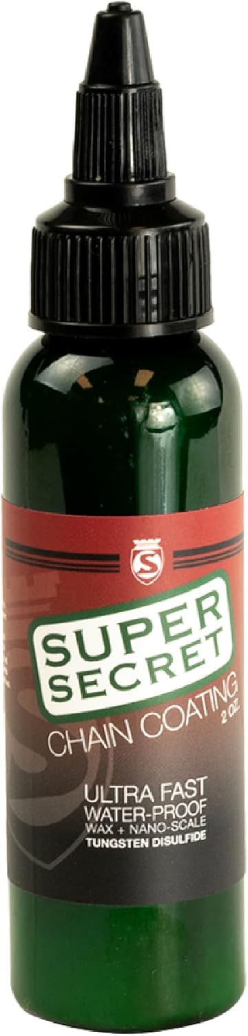 SILCA Super Secret Bike Chain Lube - Liquid Chain Wax to Clean, Smooth & Silence - Ultra Fast Bike Lube - Special Formula for Friction Reduction & Improved Wattage Output in All Weather