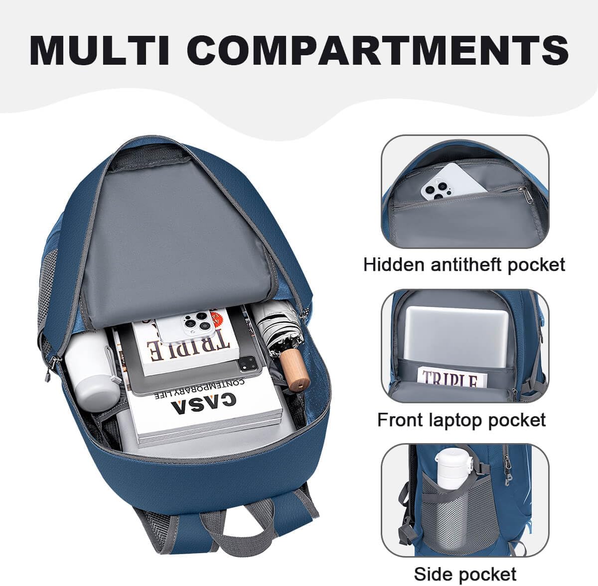 MIYCOO Ultralight Packable Backpack, 35L Waterproof Hiking Daypack