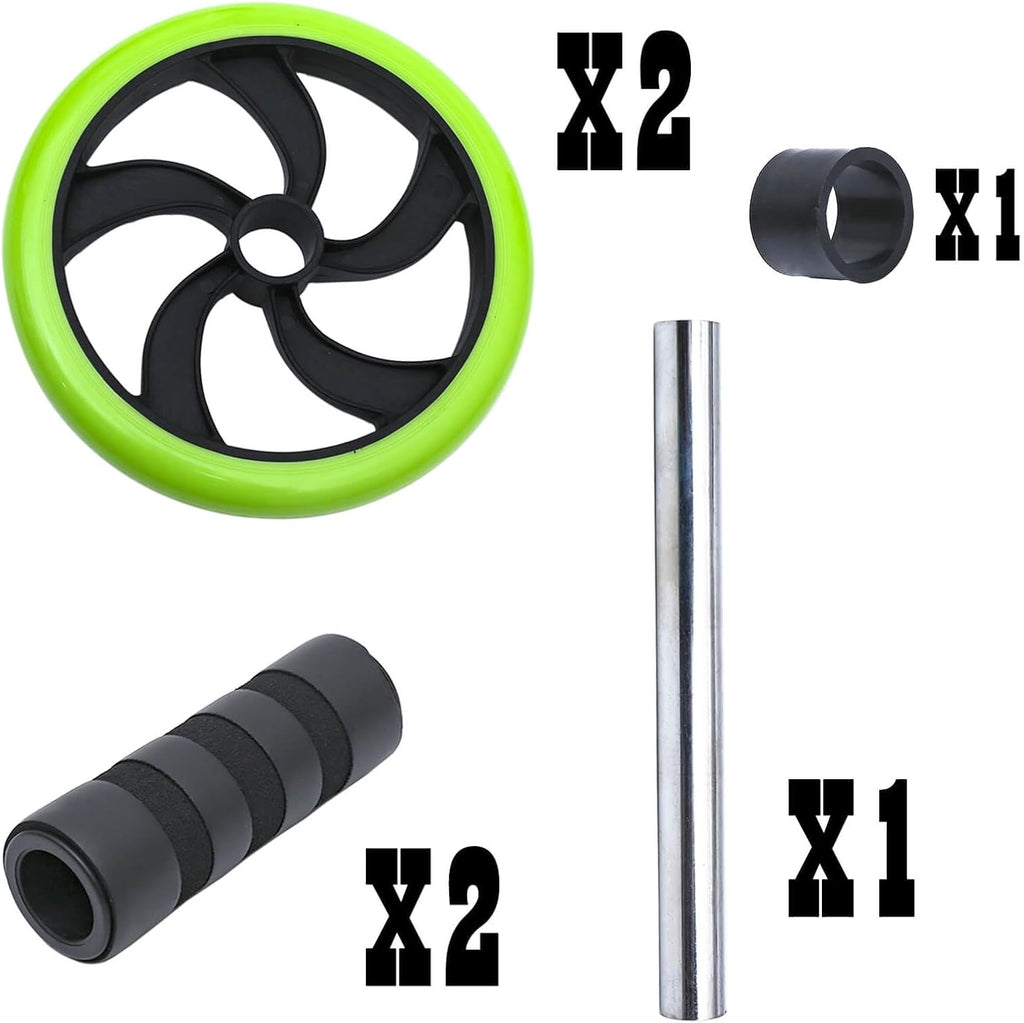 AB Wheel Roller, Exercise Abdominal Wheel Fitness for Gym & Home, Core Work-out Strength-Training Roller