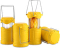 Lichamp 4 Pack LED Camping Lanterns, Yellow