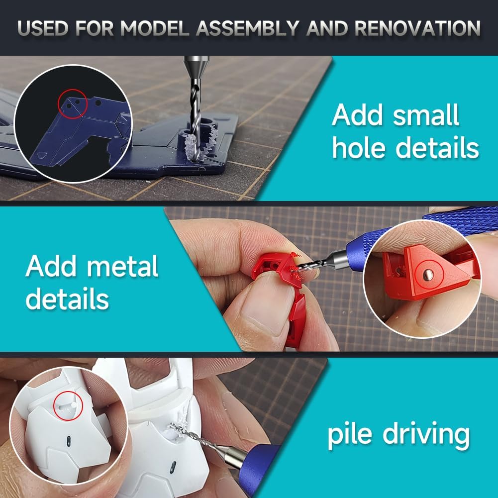 stedi Manual Pin Vise Hand Drill, Premium Hobby Model Making Tools