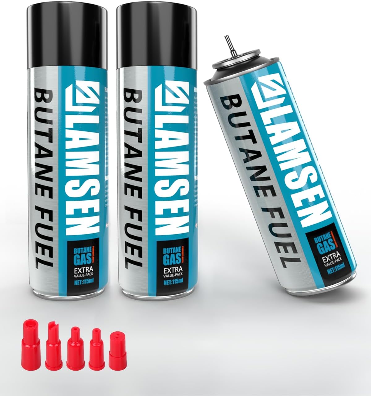Butane Refill - 115ml, Butane Fuel for Torch Lighter, 3 Can
