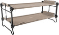 Disc-O-Bed Extra Large Portable Bunk Camping Cots with Carry Bags, Tan