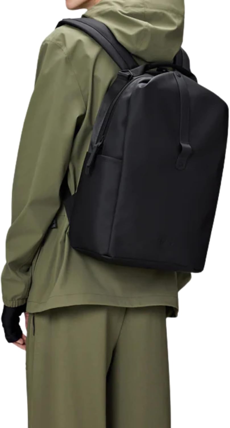 RAINS Clip Front Backpack - Waterproof Slim Travel Laptop Bag, 5.5 Gallon