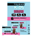 TRUBAR Kids Protein Bars, Fudge-Tastic Brownie, Plant Based Protein, Gluten Free School-Friendly Snacks for Lunchboxes, Tree Nut and Peanut Free, Low Sugar, Healthy On the Go Snack Bars, 12 Count