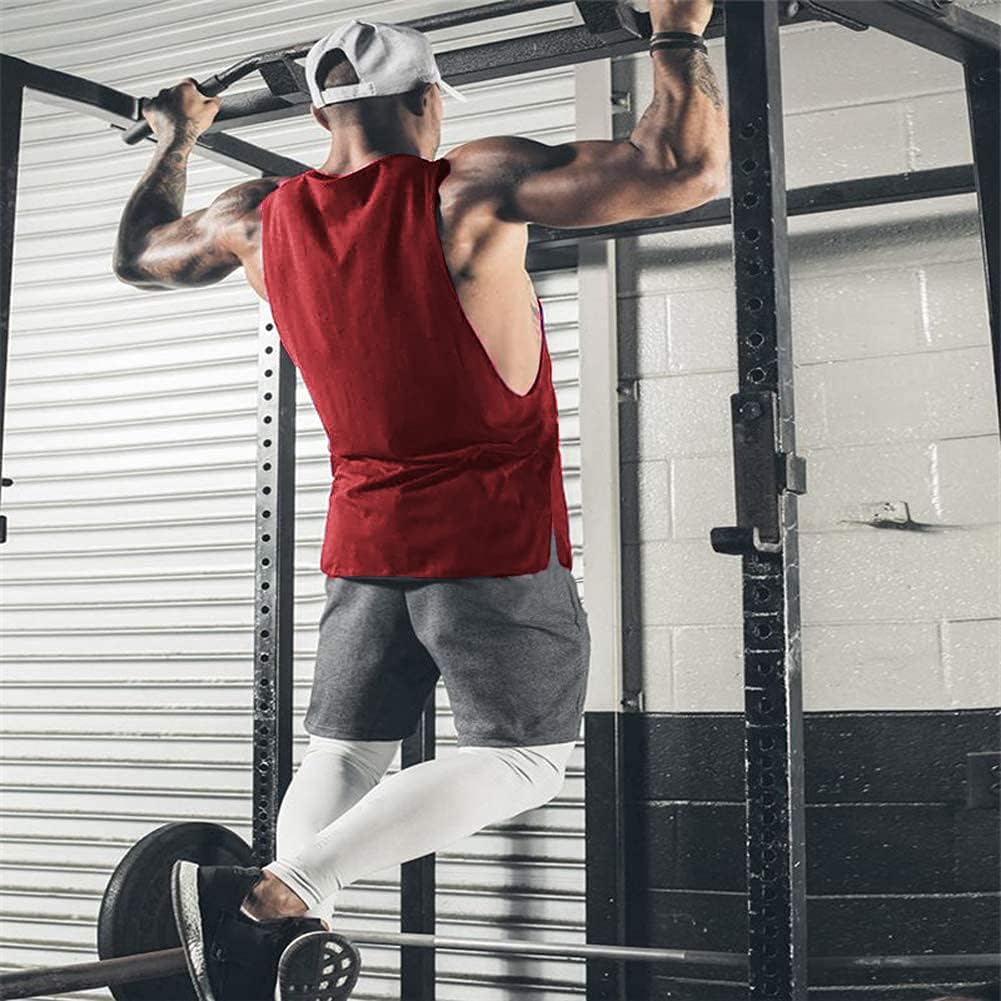 COOFANDY Men Workout Tank Top 2 Pack Gym Bodybuilding Sleeveless T Shirts
