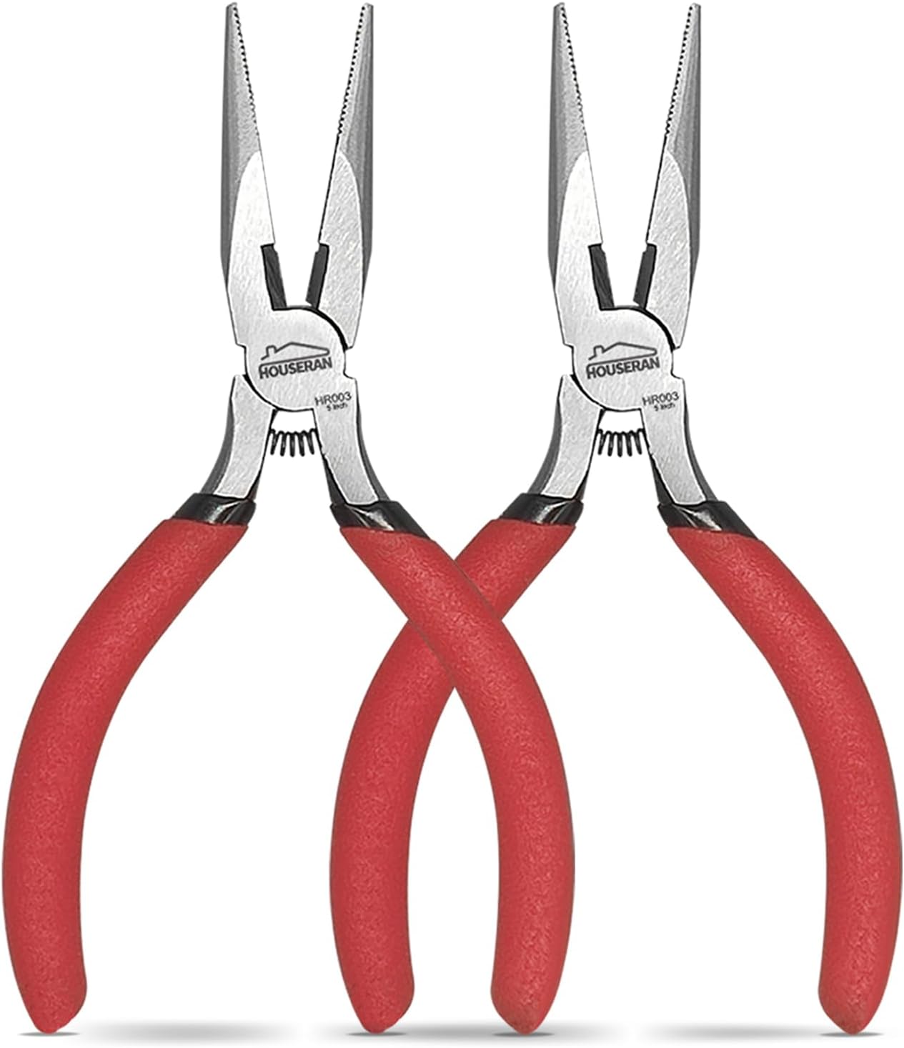Needle Nose Pliers, 5 Inch, 5 Pack, Jewelry Making Tools
