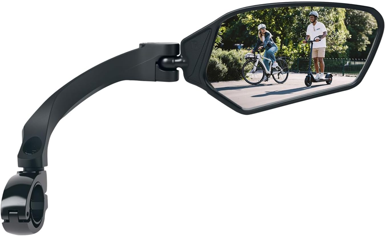 Adjustable Handlebar Bike Mirrors, Left & Right Bicycle Mirror Set