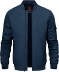 TBMPOY Men's Lightweight Jackets Casual Dress Golf Bomber Windbreaker Fall