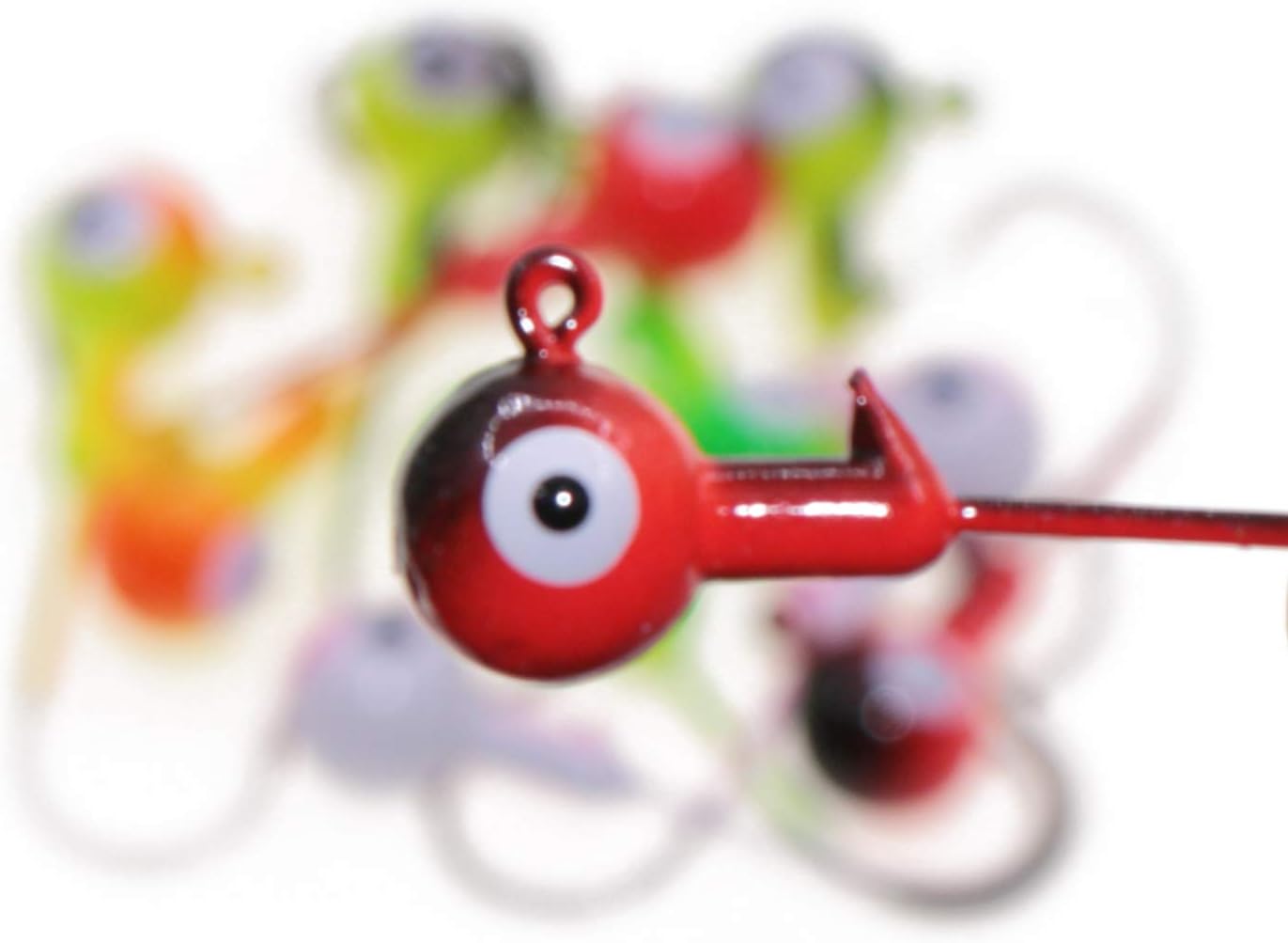 Fishing Lures Jig Heads,Ball Heads 1/32oz-1oz,Sharp Fishing Hooks for Freshwater or Saltwater