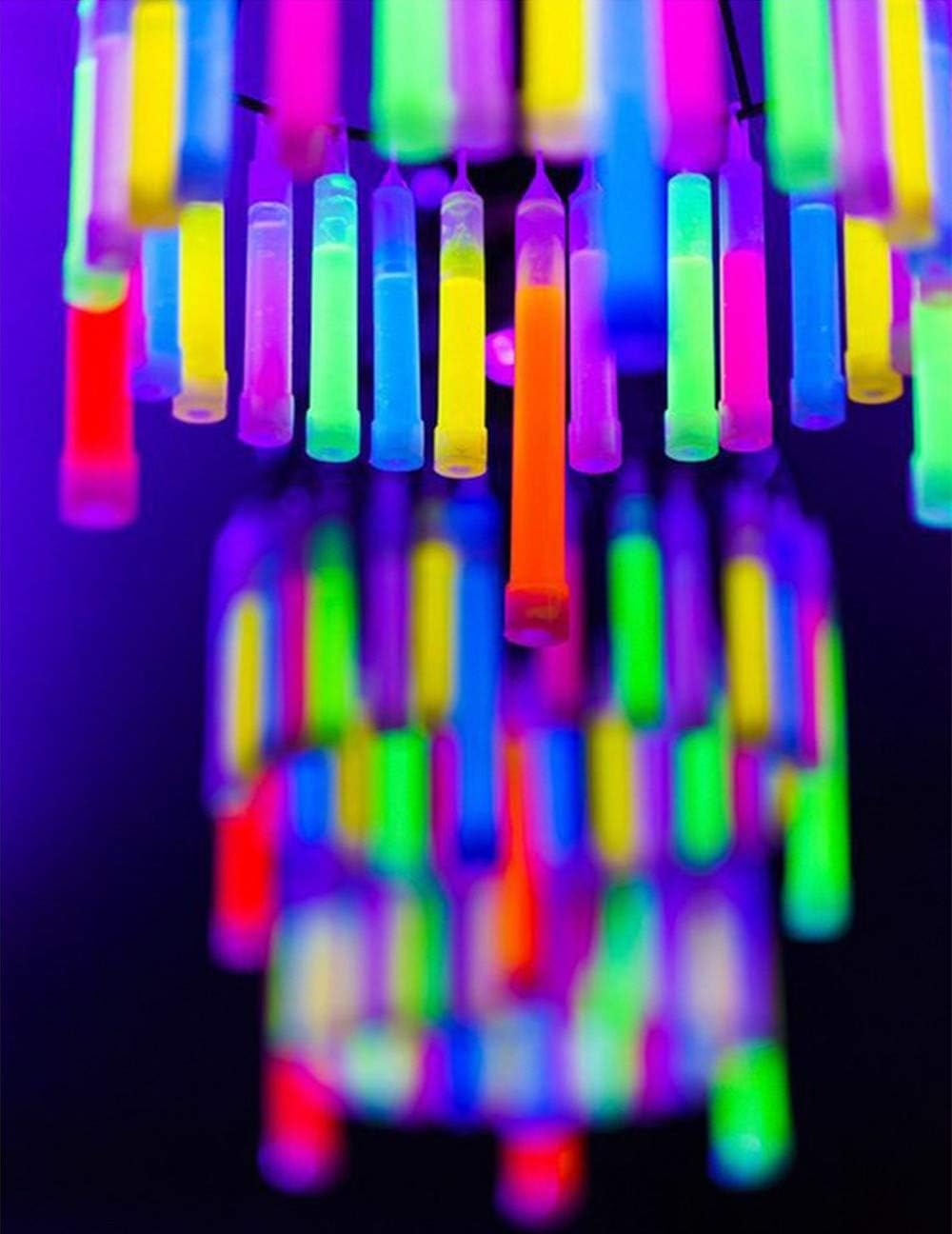 Glow Fever Glow Sticks 100pk Premium Glow In The Dark Light Up with Lanyards, For Party Supplies, Party Favors, Birthday, Halloween, Super Bright, Lasts Up to 12 hrs