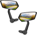 Arkham Bike Mirror for 0.59-0.65" Diameter Handlebar HD Bar End Bicycle Mirror Auto-Grade Glass fits Thickened Automotive Grade Glass for Handlebar E-Bike (Pentagonal Pair)