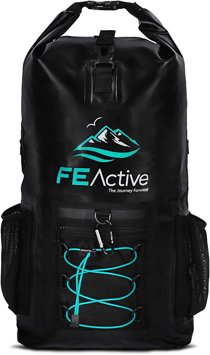 FE Active 20L Waterproof Dry Bag Backpack | Kayaking, Hiking