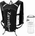 Zavothy Hydration Vest Pack with 1.5L Water Bladder, Lightweight 6L Hydration Backpack for Running, Hiking & Cycling, Breathable Reflective Hydration Vest for Men & Women