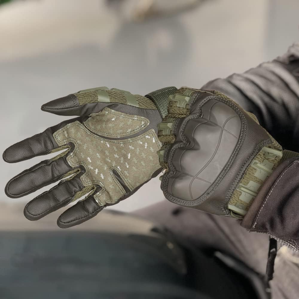 WTACTFUL Tactical Gloves Men Women, Touchscreen Reinforced Palm
