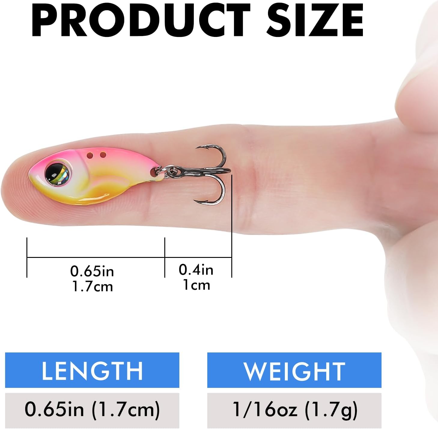 TRUSCEND Vibespinner Easy Catch Fishing Lures with BKK Hooks, Dual-Blade Spinner Baits with Double Water Disturbance and Reflective for More Bites, Blade Bait & Spoon Lure for Bass Trout Crappie Pike