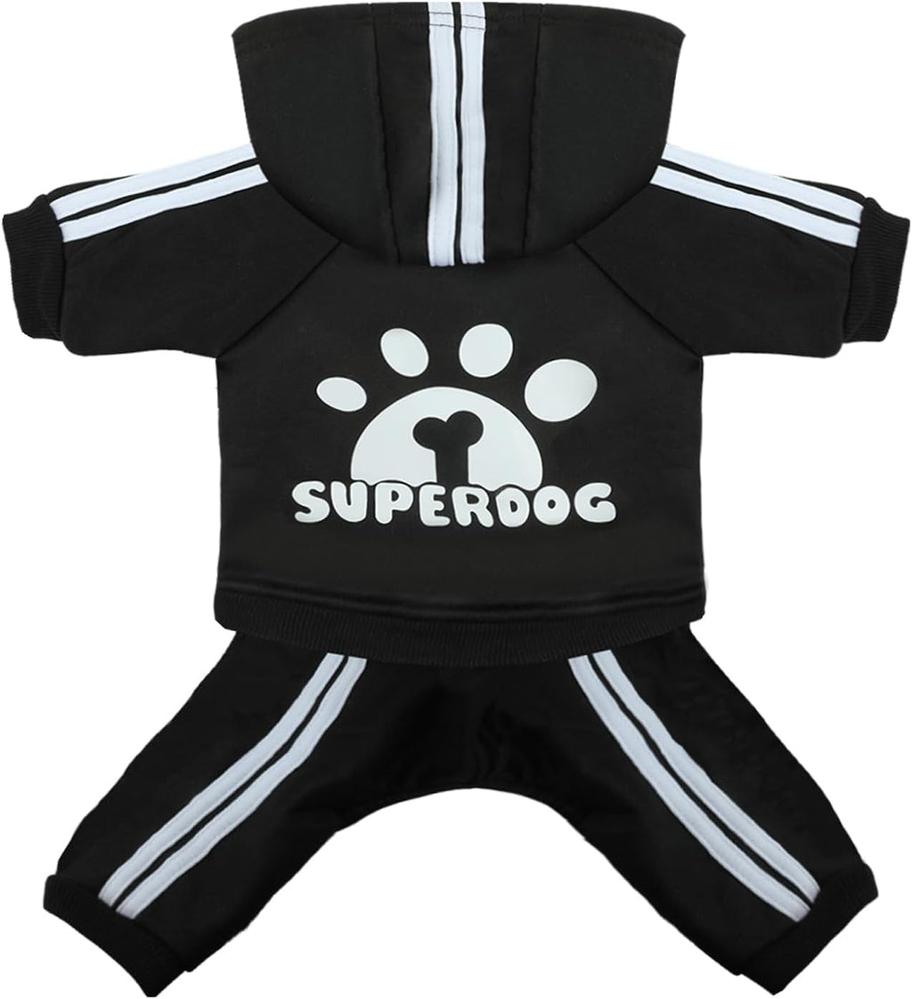 Dog Hoodie 4 Legs Jumpsuit Puppy Clothes Pullover Sweatshirt Pet Coat
