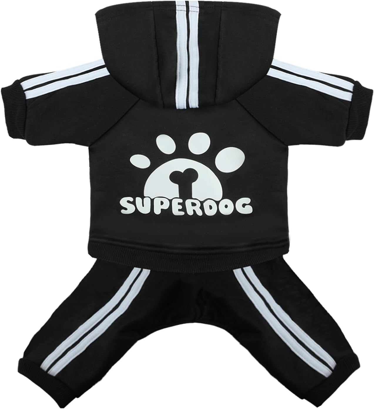 Dog Hoodie 4 Legs Jumpsuit Puppy Clothes Pullover Sweatshirt Pet Coat