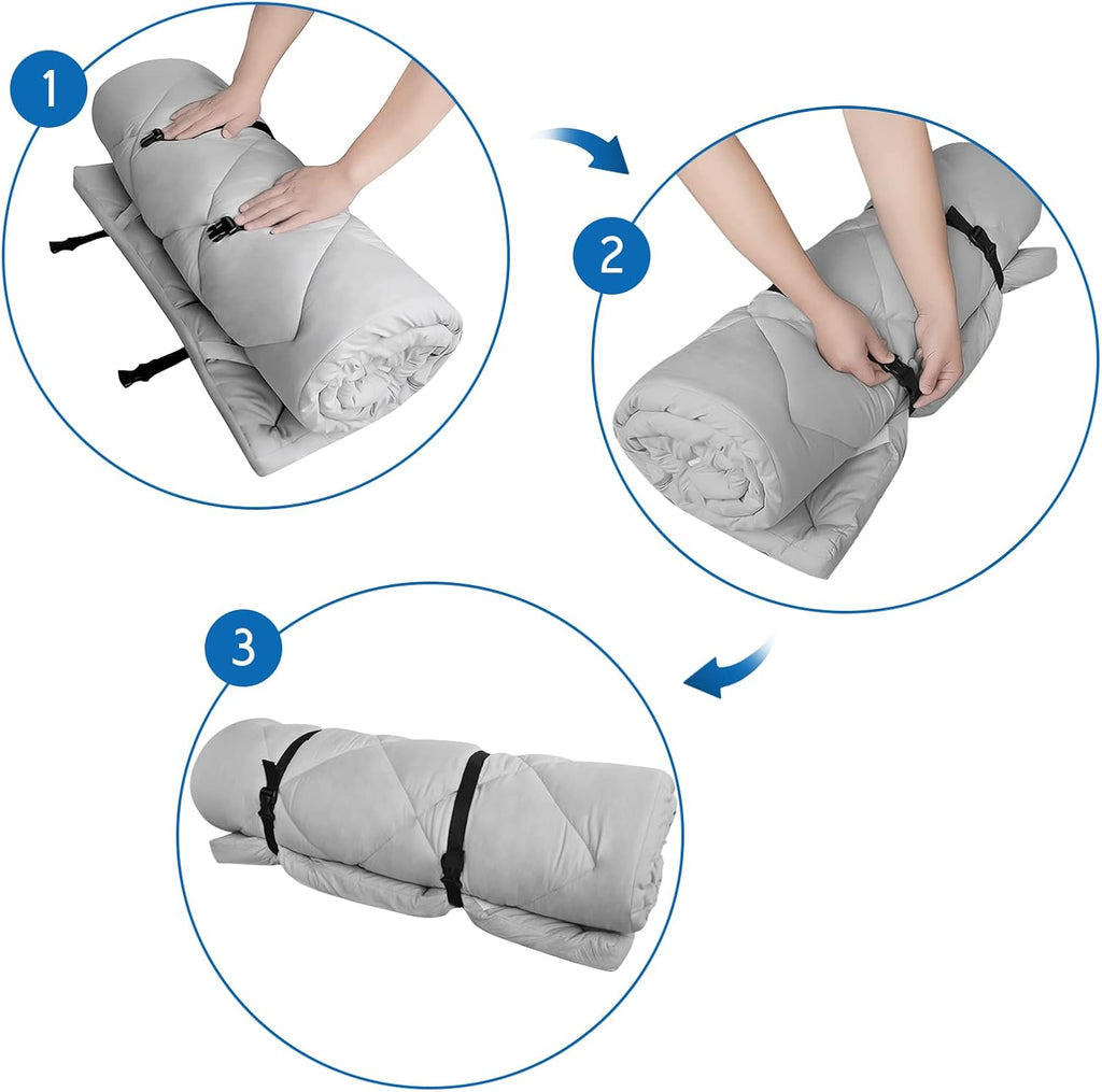 Cot Mattress Pad 30" X 75" Quilted Cot Pads for Camping