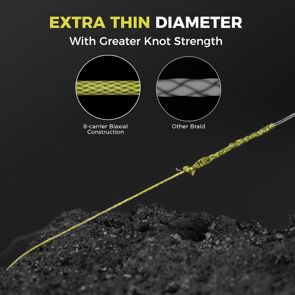 KastKing Destron Braided Fishing Line, Ultra-Thin Diameter & High Strength